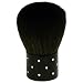 Designer Staubpinsel schwarz - Griff mit Strasssteine besetzt - Feilstaub-Pinsel f�r Nagelstudio und Nailart