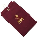 Arizona State Sun Devils Maroon Embroidered Velour Golf Towel