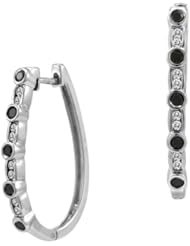 10k White Gold 1/2cttw, H-I Color, I2-I3 Clarity, Diamond Earrings