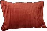 Melange Home Plush Velvet Standard Sham, Brick