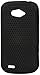 Eagle Cell ZTE Savvy Hybrid TPU Mesh Case - Retail Packaging - Black