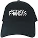 CAPS BLACK EMBROIDERY  LOVE ME , I SPEAK FRANCAIS 