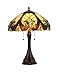 Warehouse of Tiffany 1150+MB06S GG Jewels Table Lamp, White