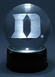 DUKE BLUE DEVILS ETCHED GLOBE