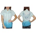 Damen Harley Davidson Taste Runter Kurz&auml;rmeligesHemd / Bluse