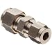 Parker A-Lok 2RU1-316 316 Stainless Steel Compression Tube Fitting, Reducing Union, Tube OD x Tube OD