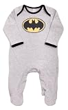 from Batman Batman Boys Sleepsuit (Grey, 0 - 3 Months) (Model BM001B)