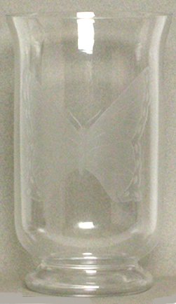 Individually Hand Etched Butterfly Shade 11H