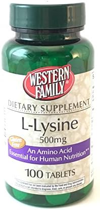 High Quality L-Lysine - 500 mg tablets, 100 tablets (Pack of 3)