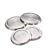 Kitchen Craft Stainless Steel Hob Cover- set of four- boxed