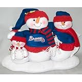 Atlanta Braves Table Top Snow Family
