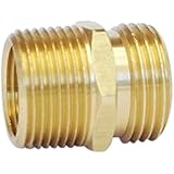 MettleAir 196-E-1 PK 3/4" Garden Hose to 3/4" NPT Brass Coupler/Adapter/Connector