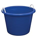 United Solutions 17-Gallon Rope Handled Tub, Blue