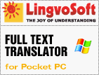 LingvoSoft Translator 2007 English <-> German for Pocket PC