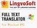 LingvoSoft Translator 2007 English <-> German for Pocket PC