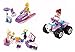 Girls Dream 3-in-1 Individual Building Blocks 135pc Set Lovely TV Room- Pink Beach ATV - Party Jet Ski Compatible to Lego Parts - Great Gift for Children