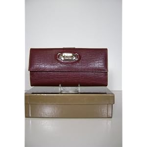 Gucci Wallets Red (Burgundy) Leather Women 231841
