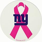 NEW YORK GIANTS OFFICIAL PINK RIBBON BREAST CANCER AWARENESS DECAL