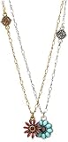Lucky Brand Floral Best Friend Necklace