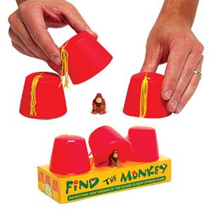 Find the Monkey-Shell Game