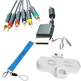 GTMax Console Stand + Cooling Fan Base + Component Gold Plated Cable for Mi ....