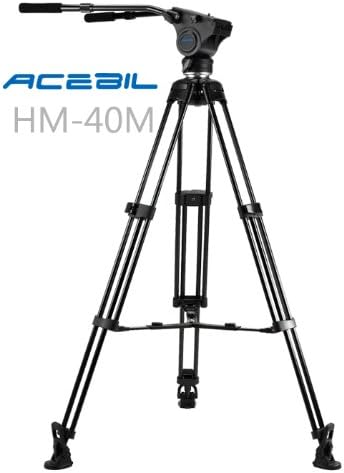 Acebil HM-40M System with Tripod, Middle Spreader, Rubber Foot and Carry Case