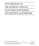 Proceedings of the Annual Acm-Siam Symposium on Discrete Alg
