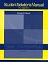 Student Solutions Manual t/a Basic Econometrics