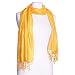 Bihari Rayon Scarf with Stripes - Gold