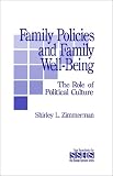 Family Policies and Family Well-Being: The Role of Political Culture (SAGE Sourcebooks for the Human Services)