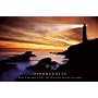 Opportunity (Lighthouse) Framed Motivational Art Poster Print - 24" X 36"