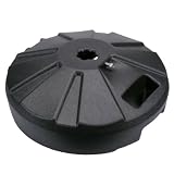 Umbrella Base Unfilled - Black by Patio Living Concepts