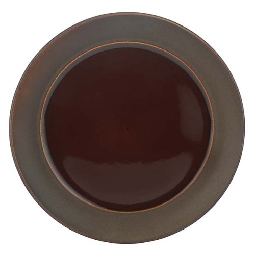 Dansk Tera Brown Round Platter, Brown