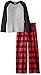 Komar Kids Boys' Big Red Buffalo Check 2pc Sleepwear Set