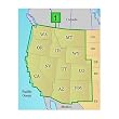 Garmin Inland Lakes MicroSD Data Card for Garmin GPS Units, Western US (010-C0507-00)