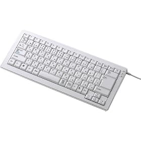ELECOM �p���^�O���t��USB&PS/2�L�[�{�[�h ���{��87�L�[�~�h���L�[�{�[�h �z���C�g TK-UP87MPWH