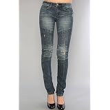 Blank Denim The Trip On You Motorcycle Classique in Tent In Your Pants,Denim for Women by blank apparel