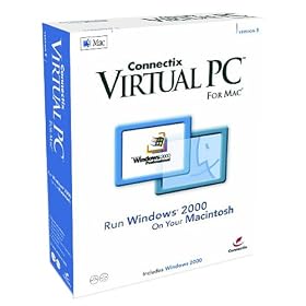 Virtual PC 5 for Mac with Windows 2000
