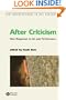 After Criticism: New Responses to Art and Performance (New Interventions in Art History)