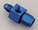 NOS 16103 Blue Anodized Aluminum Nitrous Bottle Gauge Adapter