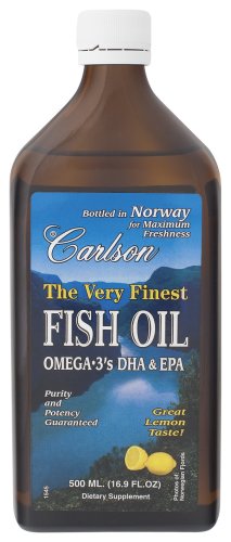 Carlson Laboratories - The Very Finest Fish Oil Lemon Flavor, 16.9 fl oz