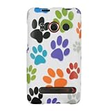 Muilti Dog Paws Design Protector Case Snap On Hard Cover for HTC EVO 4G Spr ....