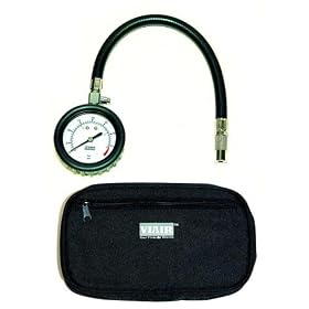 VIAIR 90073 Tire Gauge with Hose 100 PSI, 2.5