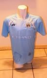 MANCHESTER CITY SOCCER JERSEY SIZE LARGE