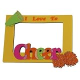 I Love to Cheer Rubber Frame