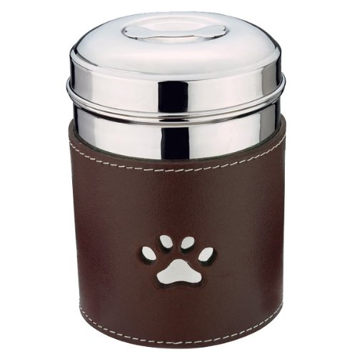 Buy SMALL - 40 OUNCE - Leather Pawprint Canisters online at Discounted New and Used prices. Delivered to your door with Off-The-Bookshelf.
