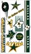 Dallas Stars Temporary Tattoos - SET OF 6 - Sports Merchandise