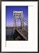 George Washington Bridge, NY Framed Photographic Poster Print by Barry Winiker, 21x29