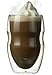 Ozeri Serafino Double Wall Insulated Beverage and Coffee Glasses, 12-Ounce, Set of 2