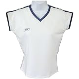 Womens Reebok White/Navy Team Court Top